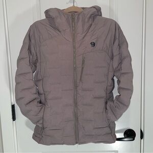 Mountain Hardwear Women's Hooded Puffer Jacket - Dusty Mauve